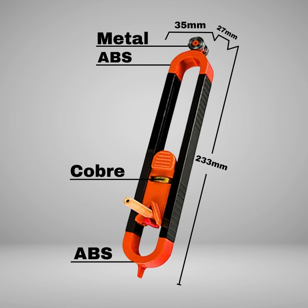 Gabarito Copiador Modelador Contorno Para Corte De Piso 23cm