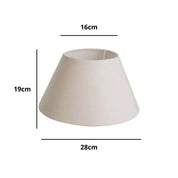Cúpula de Abajur em Tecido de Algodão e Acetato – Soquete E27