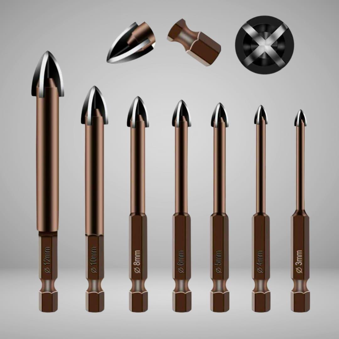 Kit Brocas Drillmax Pro para Porcelanato, Vidro, Cerâmica, Mármore, Azulejo - Akada Brasil