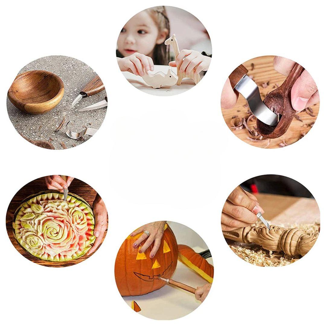 Kit Premium de Escultura em Madeira para DIY e Profissionais