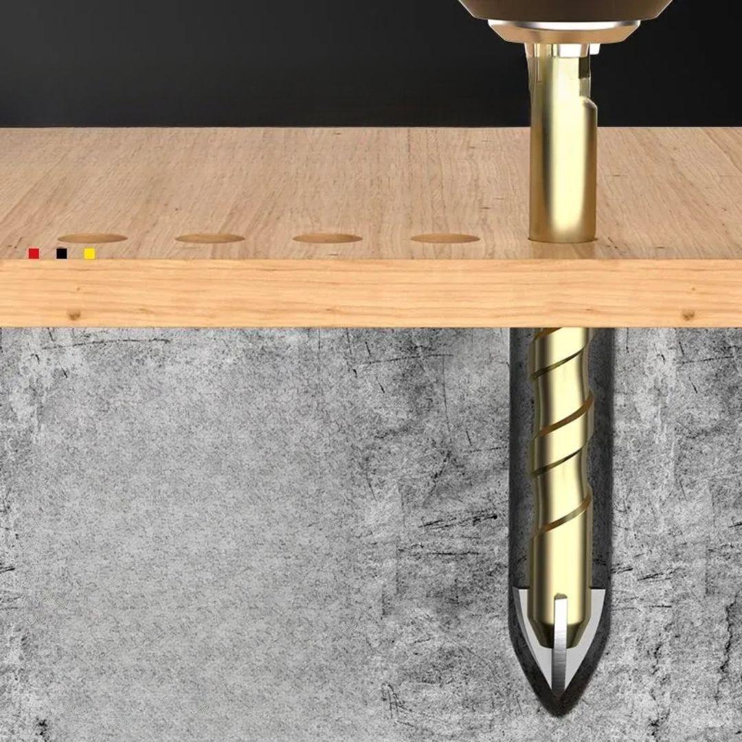 Conjunto de Brocas de Carboneto para Telhas e Vidro - 5/7 Peças