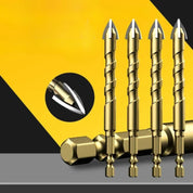 Conjunto de Brocas de Carboneto para Telhas e Vidro - 5/7 Peças