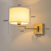 Luminária de Parede com Braço Dobrável