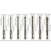 Conjunto de Brocas de Carboneto para Telhas e Vidro - 5/7 Peças