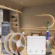 Fita de LED Sequencial COB – Iluminação Profissional com Efeitos Dinâmicos