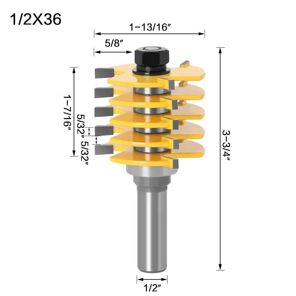 Fresa para fazer Encaixes Haste 8, 12 e 12.7mm para Tupia – MultiRouter - Akada Brasil
