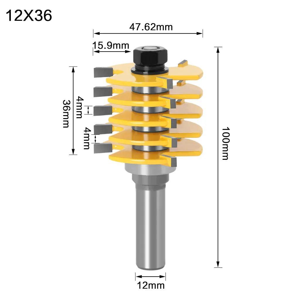 Fresa para fazer Encaixes Haste 8, 12 e 12.7mm para Tupia – MultiRouter - Akada Brasil