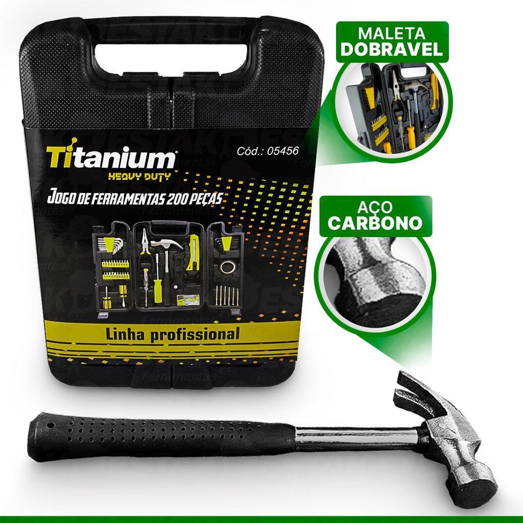 Kit de Ferramentas Completo Com 200 Peças
