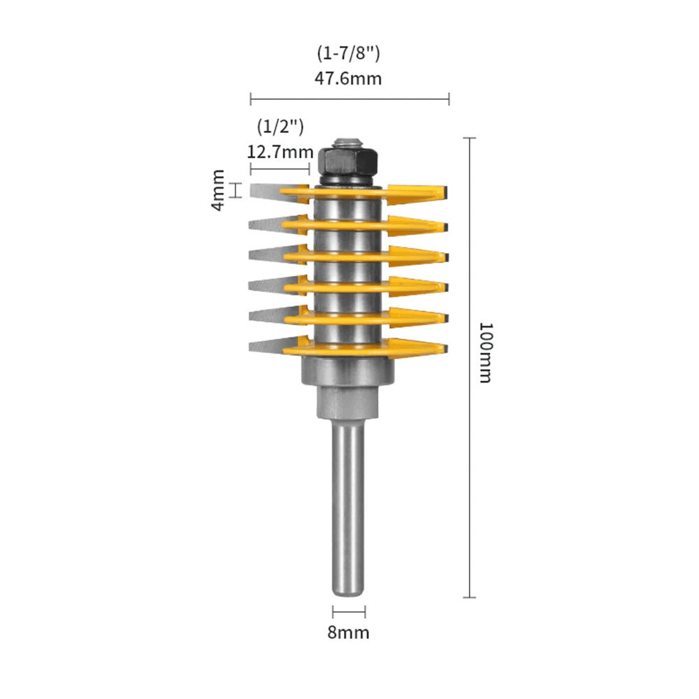 Fresa para fazer Encaixes Haste 8, 12 e 12.7mm para Tupia – MultiRouter - Akada Brasil