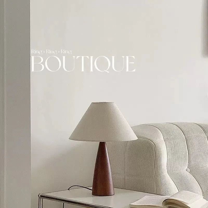 Luminária de mesa retrô de madeira sólida, decoração interna, atmosfera, quarto, cabeceira, sala de estar, chá, estudo