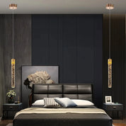 Nordic cristal luzes pingente led lâmpada do teto cabeceira pendurado iluminação para sala de estar cozinha quarto teto decoração casa