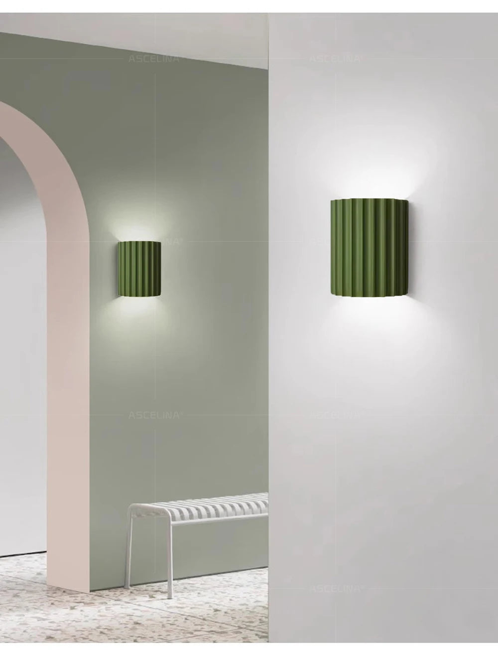 Macaron conduziu a lâmpada de parede resina decoração para casa luminárias luz parede luxo decoração para casa arandela para sala estar cabeceira corredor lâmpada