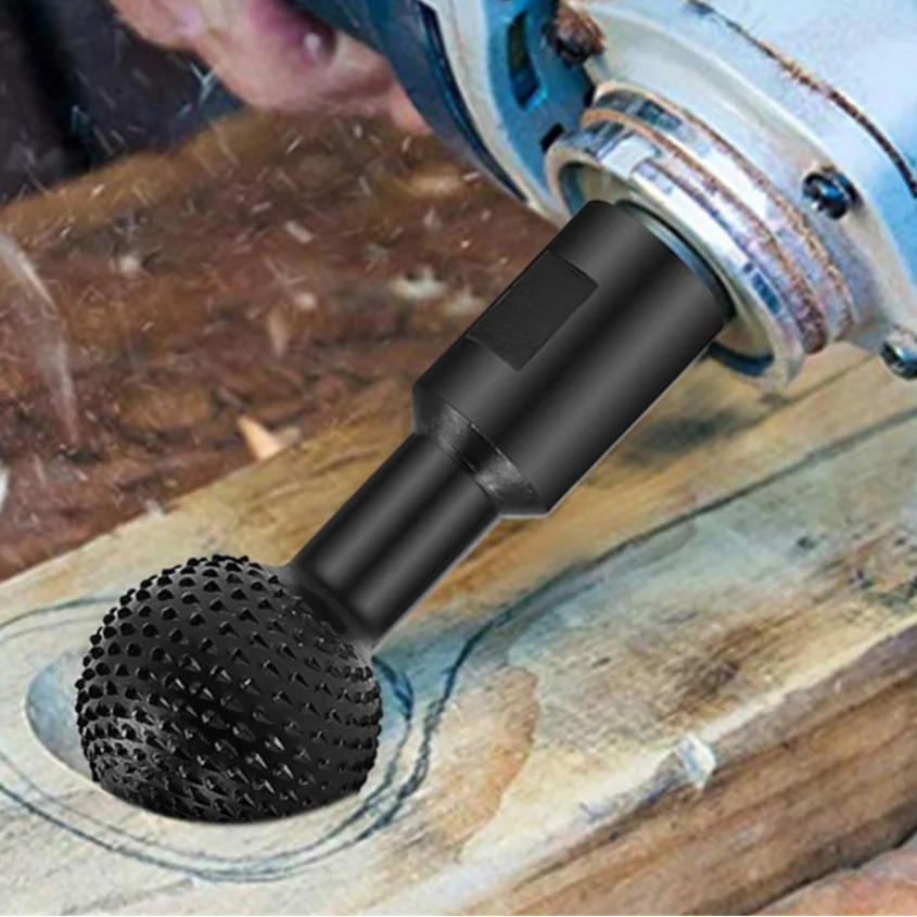 Moedor de ângulo arquivo rotativo ferramenta gravura cabeça moagem esférica m10/m14 moagem sulco madeira polimento broca redonda
