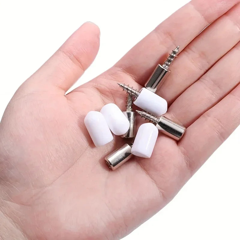 Parafusos auto-roscantes para gabinete, suporte laminado, suporte laminado, parafuso de rosca integrado, suporte de prateleira, 20 PCs, 40PCs