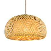 Lanterna de bambu 30cm luminária natural rattan vime e27 led lustres tecidos à mão abajures luminária pendurada luz