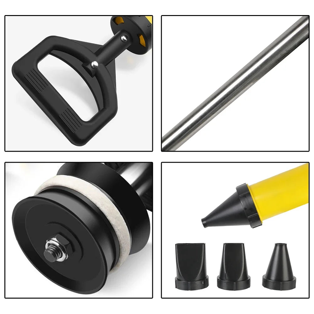 Ferramentas de enchimento de rejunte aplicador ferramentas manuais com 4 bicos pistola de calafetagem rejunte argamassa pulverizador cimento bomba de cal