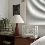 Luminária de mesa retrô de madeira sólida, decoração interna, atmosfera, quarto, cabeceira, sala de estar, chá, estudo