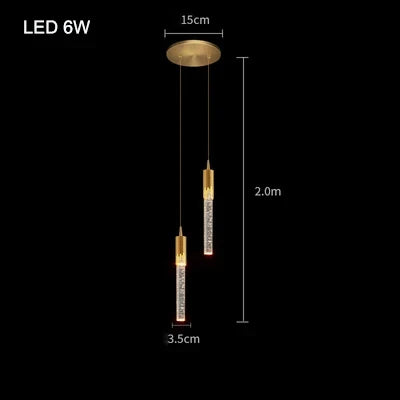 Nordic cristal luzes pingente led lâmpada do teto cabeceira pendurado iluminação para sala de estar cozinha quarto teto decoração casa