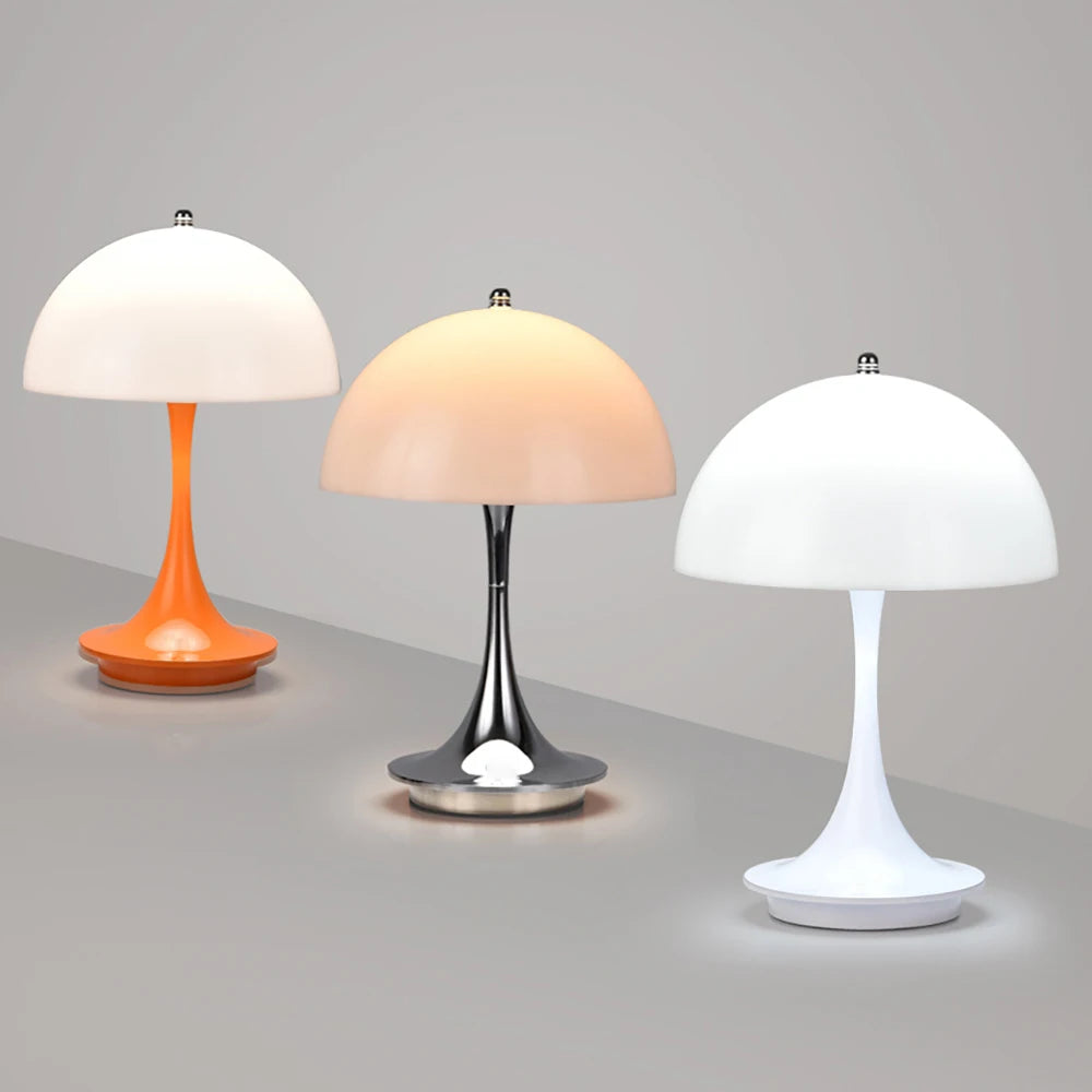 Candeeiro de mesa cogumelo dinamarquês, nórdico, moderno, high-end, carregamento atmosférico, quarto, cabeceira, sala de estar, luz decorativa