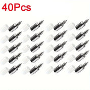 Parafusos auto-roscantes para gabinete, suporte laminado, suporte laminado, parafuso de rosca integrado, suporte de prateleira, 20 PCs, 40PCs