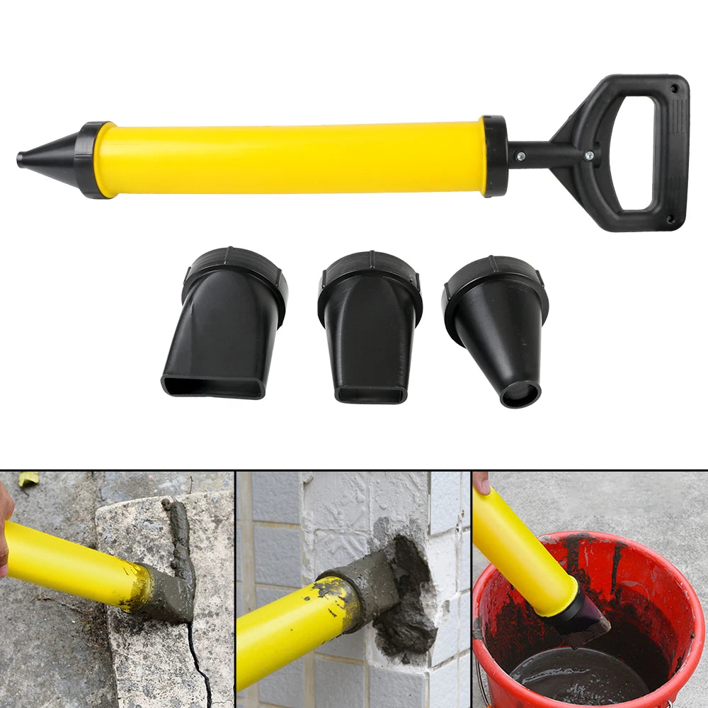 Ferramentas de enchimento de rejunte aplicador ferramentas manuais com 4 bicos pistola de calafetagem rejunte argamassa pulverizador cimento bomba de cal