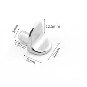 20 peças 5mm em forma de l pinos de suporte de prateleira: fixar placas de madeira/vidro em armários, suportes de suporte de móveis ideais
