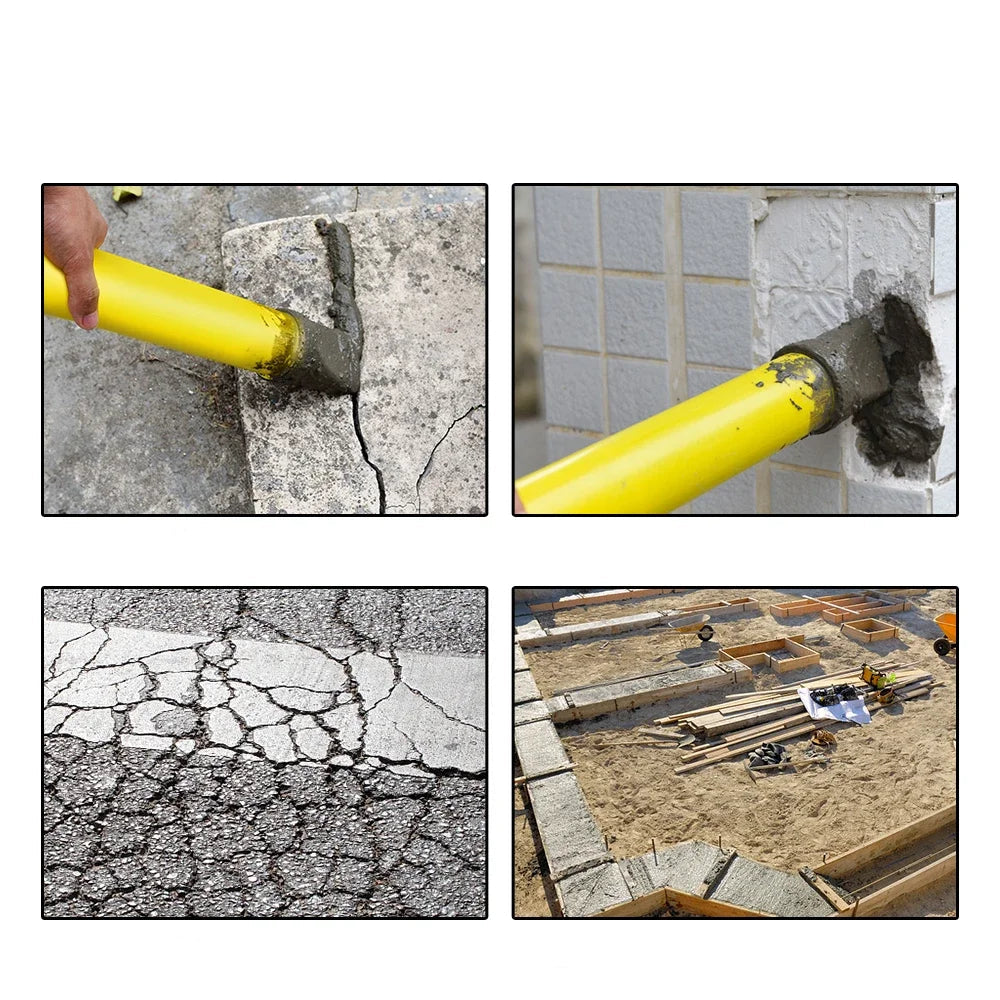 Ferramentas de enchimento de rejunte aplicador ferramentas manuais com 4 bicos pistola de calafetagem rejunte argamassa pulverizador cimento bomba de cal