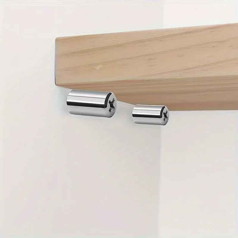 Parafusos auto-roscantes para gabinete, suporte laminado, suporte laminado, parafuso de rosca integrado, suporte de prateleira, 20 PCs, 40PCs