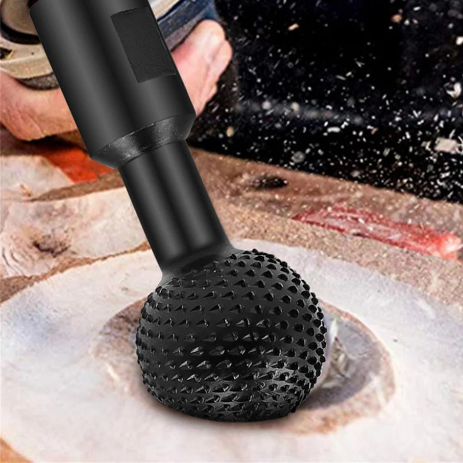 Moedor de ângulo arquivo rotativo ferramenta gravura cabeça moagem esférica m10/m14 moagem sulco madeira polimento broca redonda