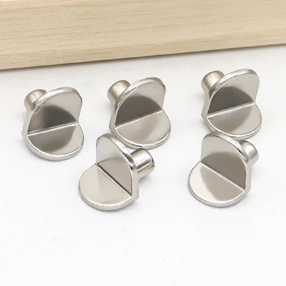 20 peças 5mm em forma de l pinos de suporte de prateleira: fixar placas de madeira/vidro em armários, suportes de suporte de móveis ideais