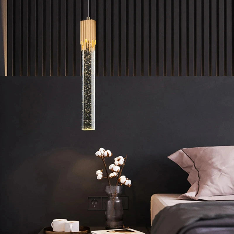 Nordic cristal luzes pingente led lâmpada do teto cabeceira pendurado iluminação para sala de estar cozinha quarto teto decoração casa