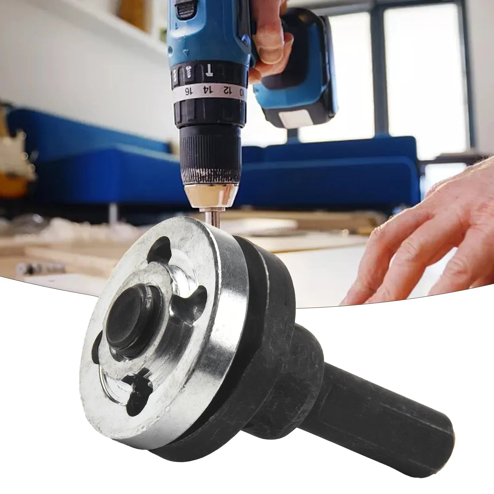 10mm broca elétrica para moedor de ângulo biela conversor conjunto moagem conexão adaptador ferramenta elétrica para disco corte