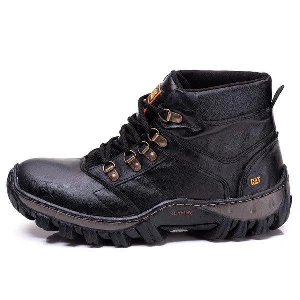 Bota Adventure Comfort Masculina Cat em Couro com Palmilha em Gel - Akada Brasil