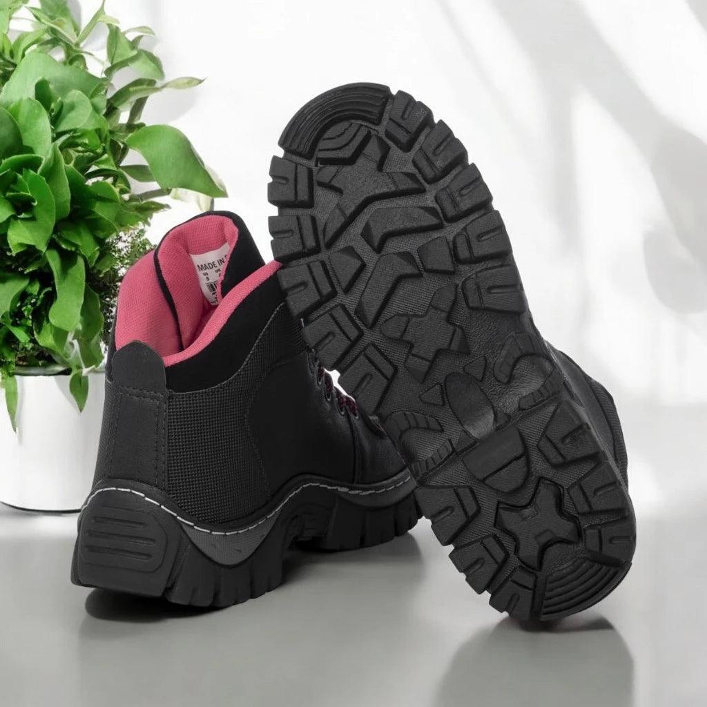 Bota Feminina Adventure Coturno Motoqueira com Palmilha Gel - Akada Brasil