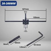 Broca Bailarina Ajustável Até 300mm Serra Copo - Akada Brasil