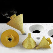 Broca Diamantada Chanfradora M10/M14 – Perfuração, Polimento e Acabamento Profissional em Pedra - Akada Brasil