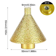 Broca Diamantada Chanfradora M10/M14 – Perfuração, Polimento e Acabamento Profissional em Pedra - Akada Brasil