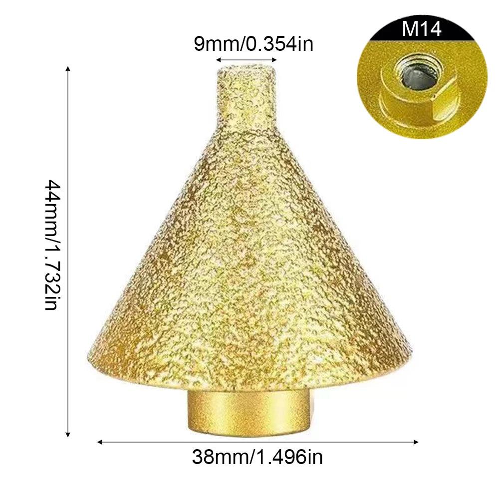 Broca Diamantada Chanfradora M10/M14 – Perfuração, Polimento e Acabamento Profissional em Pedra - Akada Brasil