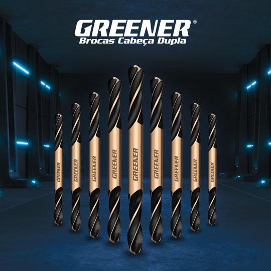 Kit 9 Brocas Cabeça Dupla Greener - Akada Brasil