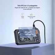 Câmera Endoscópica Full HD 1080P com Tela IPS e Proteção IP67 - Akada Brasil