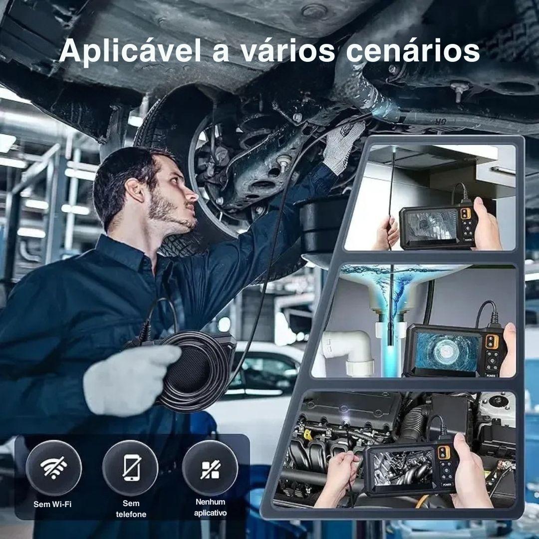 Câmera Endoscópica Full HD 1080P com Tela IPS e Proteção IP67 - Akada Brasil