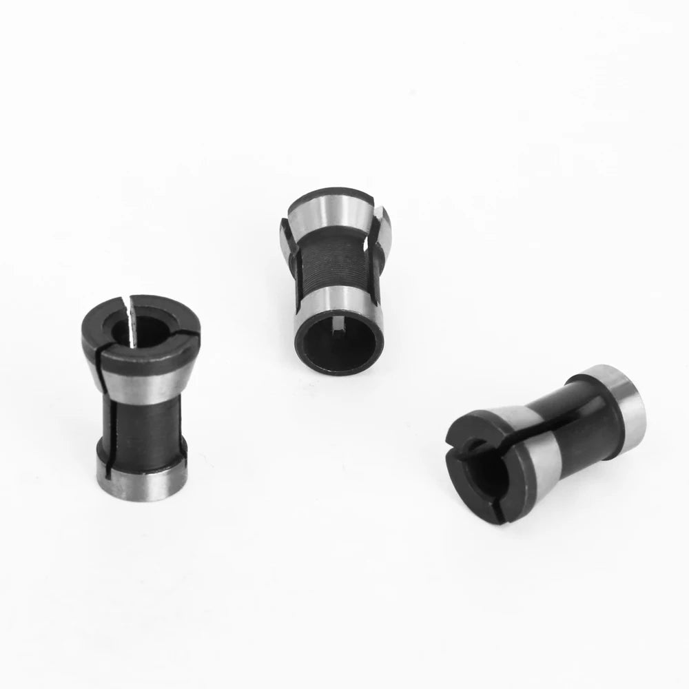 Conjunto de Pinças para Tupia Laminadora - 6mm, 8mm, 6.35mm - Akada Brasil