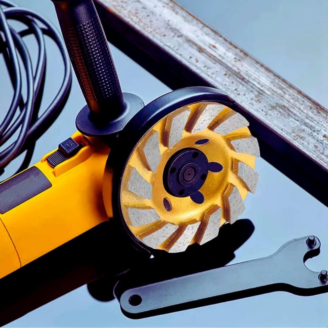 Disco Desbaste Diamantado Concreto Esmerilhadeira Mármore - MaxDisc - Akada Brasil