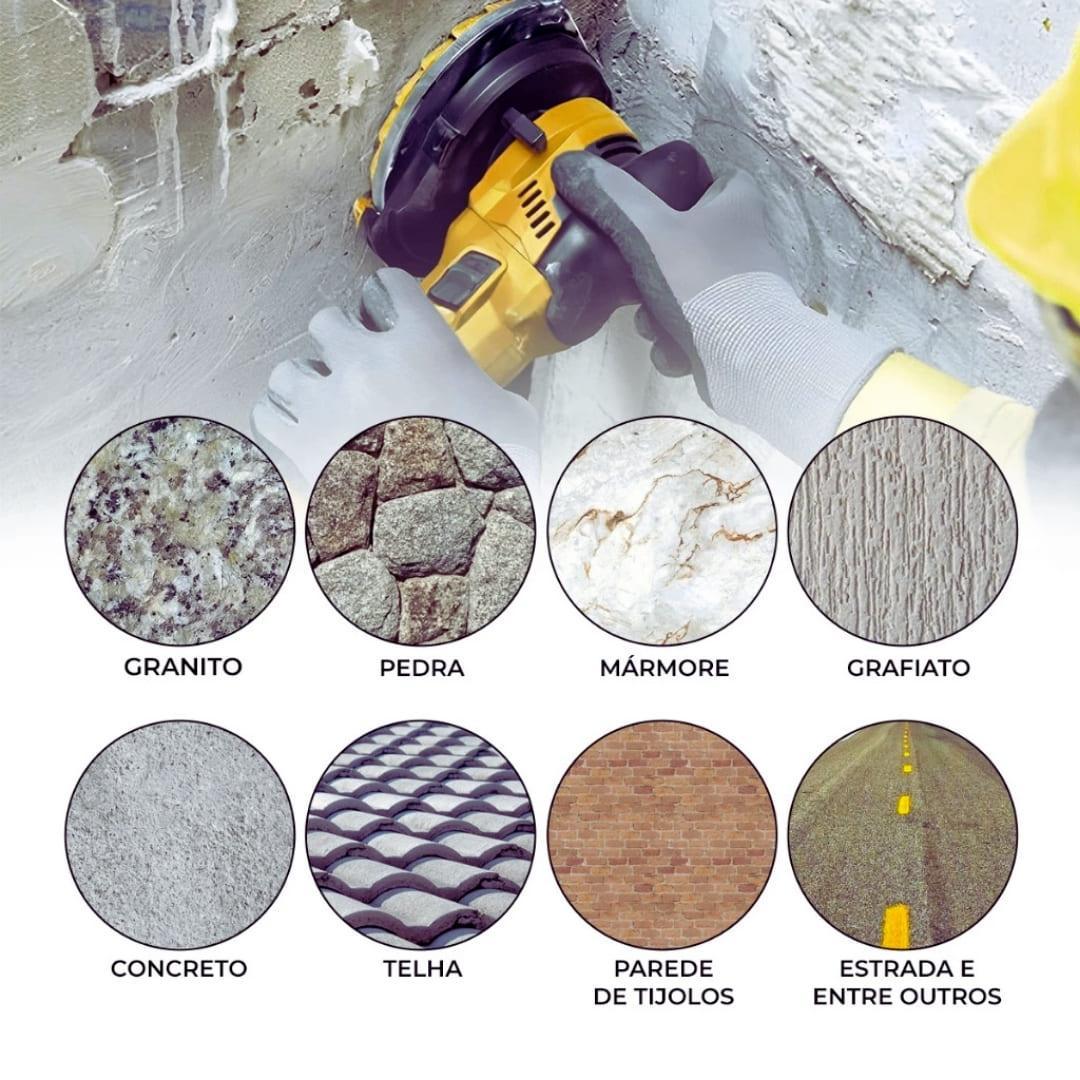 Disco Desbaste Diamantado Concreto Esmerilhadeira Mármore - MaxDisc - Akada Brasil