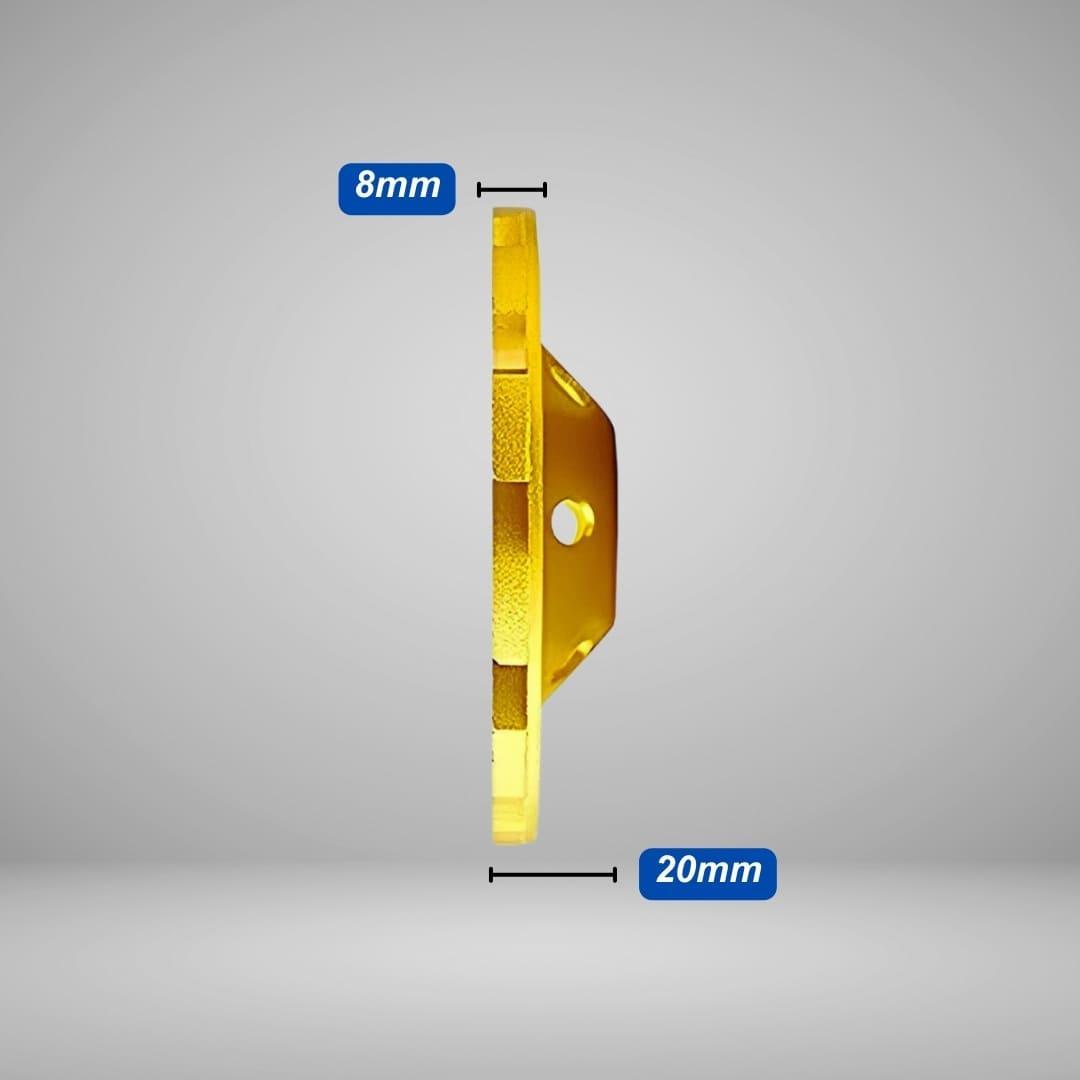 Disco Desbaste Diamantado Concreto Esmerilhadeira Mármore - MaxDisc - Akada Brasil