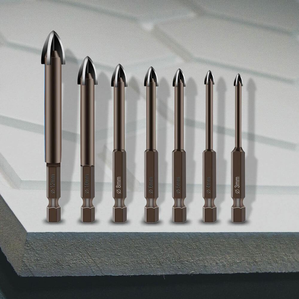 Kit Brocas Drillmax Pro para Porcelanato, Vidro, Cerâmica, Mármore, Azulejo - Akada Brasil
