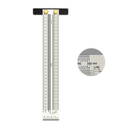 Escala Métrica de Alta Precisão em T 300mm - RulerT - Akada Brasil