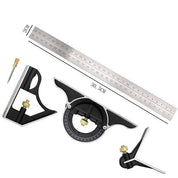 Esquadro Combinado Com Nível Bolha 3 em 1 Completo - Squaremax - Akada Brasil