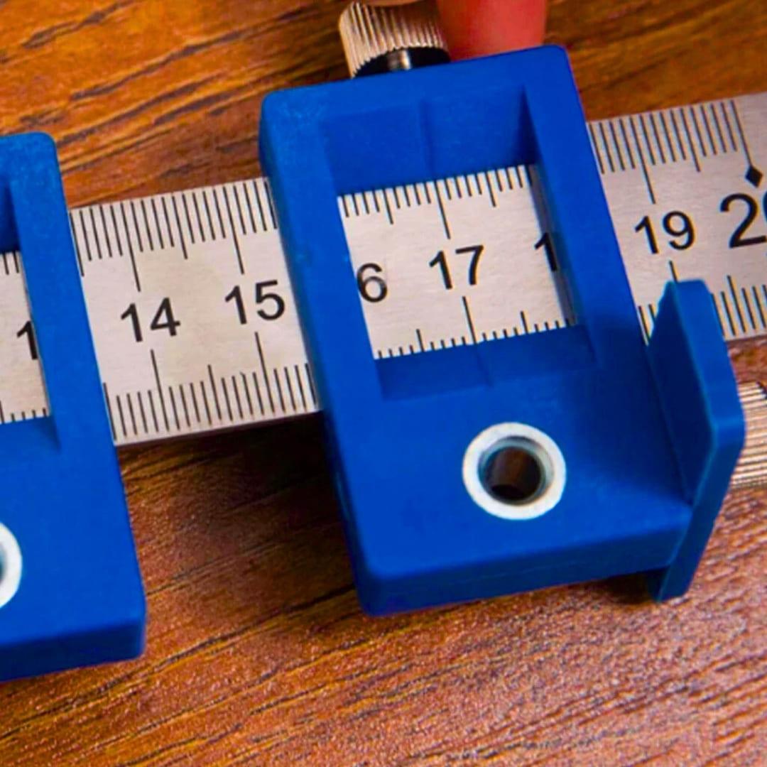 Esquadro Guia Gabarito De Precisão Para Furação E Puxador De Gavetas Corrediças - Akada Brasil