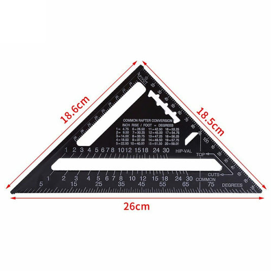 Esquadro Métrico Triangular Speed Square 7 Pol – SquarePro - Akada Brasil
